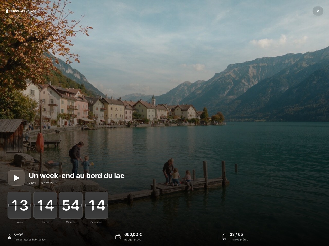 Cover mode · Keep your next trip in sight.
