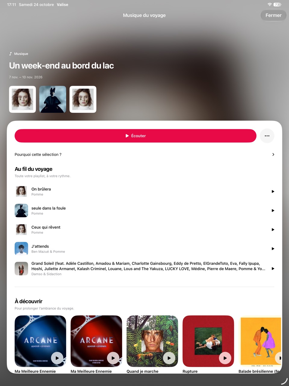 The same playlist, in portrait.